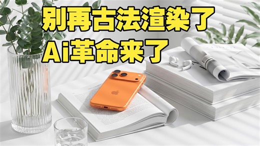 别在古法渲染了，keyshot ai革命来了！