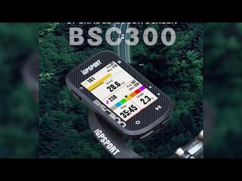 A must-have product! IGPSPORT BSC300 Bicycle Computer GPS Global Offline Map Cycling Odometer BSC