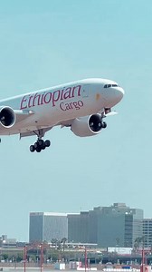 Cleared to land! A rare Ethiopian Airlines #B777-F arrival at LAX RWY 24R as ET3638 from Ted Stevens Anchorage International Airport. Amazing reel by @justaplaneguy_ #FlyEthiopian #EthiopianAirlines #TheNewSpiritOfAfrica #Boeing #AvGeek #LAX #Ethiopia #Aviation | Ethiopian Airlines Fanpage