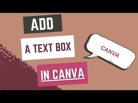 How to Add a Text Box in Canva