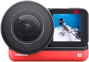Insta360 ONE R 1-Inch Edition Co-Engineered – 5.3K 30fps Action Camera with 1-Inch Sensor, 4K 60fps, Stabilization, IPX8 Waterproof, 19MP