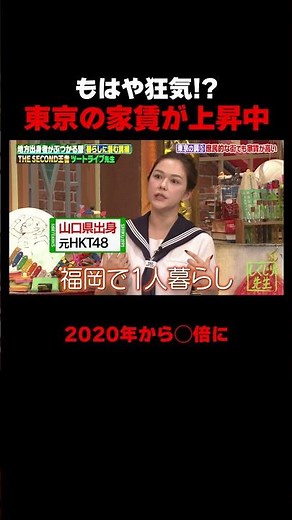 THE SECOND王者ツートライブ 東京の家賃が高すぎてヤバい #ツートライブ