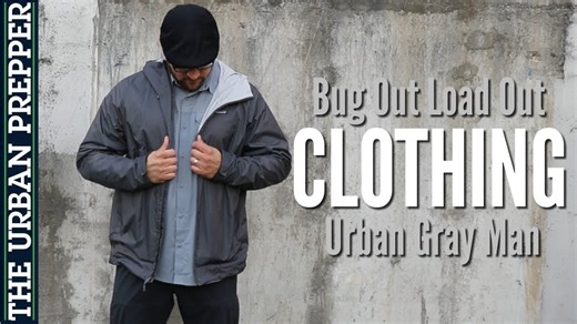 Organizing 'bug out load out' clothing to become an urban gray man