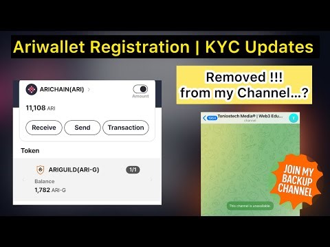 Ariwallet Registration | How to Get & Connect EVM wallet + Important Channel Info