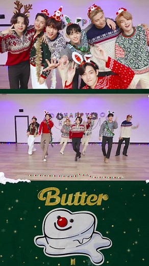 BTS Butter Holiday Remix Dance Practice