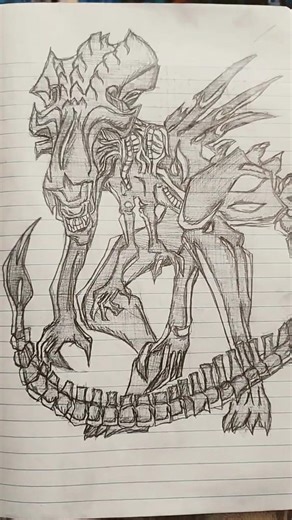 queen xenomorph - aliens 1986 | drawings 296 #drawing #art #aliens