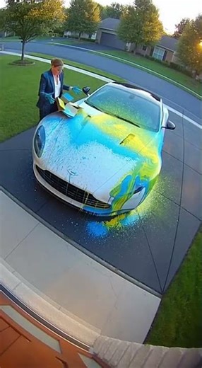 ceo wrong box paint fail (Caught on Ring Camera)