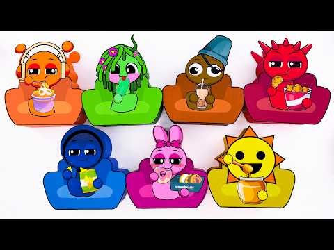 Paper DIY💖 Unboxing INCREDIBOX Blind Box, How to make Blind Bag | Tana Cubes DIY