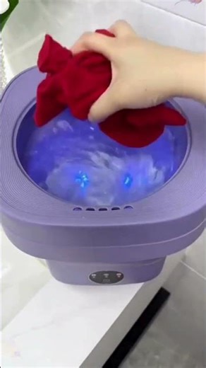 Mini Foldable Washing Machine w/ Dryer #shopee #shopeefinds