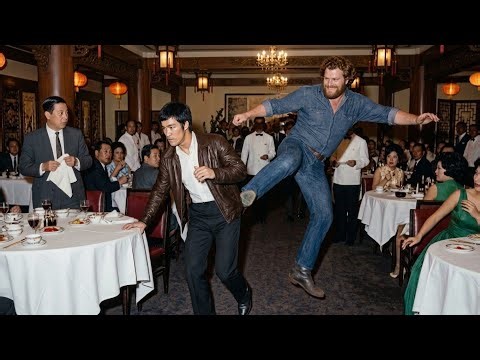265 lb Bodybuilder Humiliates Bruce Lee in a Restaurant - 30 second Later, Out of Breath