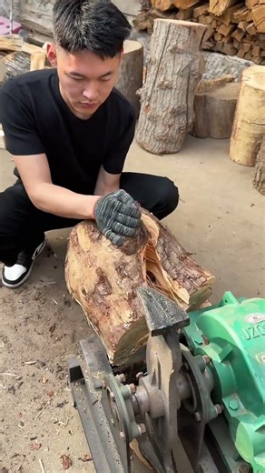 Electric log splitting