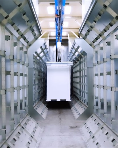 Meet Megafactory, our new Megapack factory in Lathrop, CA 🔋 🔋 🔋 Megapack is a massive battery that stores renewable energy to help stabilize the grid and prevent outages. Megafactory is capable of producing 10k Megapack units per year—that’s equal to 50 fossil fuel peaker plants | Tesla