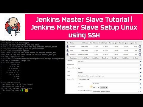 Jenkins Master Slave Tutorial | Jenkins Master Slave Setup Linux using SSH