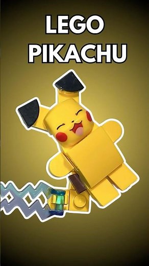 I Built PIKACHU In LEGO!