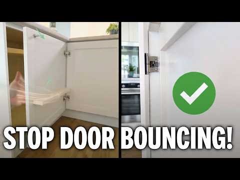 How To Fix a Cupboard Door That Bounces Back After Closing (Easy DIY Fix)