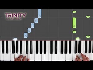 Rigaudon / TRINITY Grade 2 2018-2020 / Synthesia 'live keys' tutorial