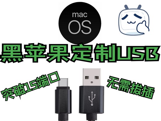 都2025年了你还在拔插定制USB？黑苹果USB定制教程，突破15端口限制，不再需要U盘拔插「包含400-600系供电，amd笔记本xhci解决方法」