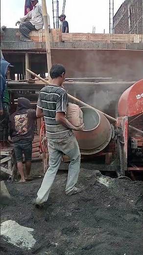 How to make a concrete mixture with different measurements using a mixer machine