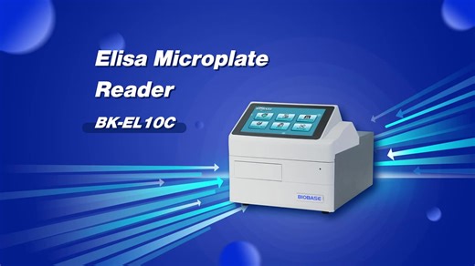 BIOBASE China   ELISA Microplate Reader BK-EL10C  Large Touch Screen Automatic for Lab