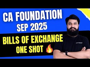 Bills of exchange CA Foundation I One Shot I Bills of Exchange Questions I CTC Classes
