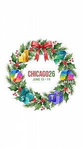 ’Tis the season to save!🎄 Take $𝟑𝟎𝟎 𝐨𝐟𝐟 𝐓𝐞𝐜𝐡𝐂𝐨𝐧 𝟑𝟔𝟓 𝐂𝐡𝐢𝐜𝐚𝐠𝐨 with code 𝐂𝐇𝐈𝟑𝟎𝟎 - valid through 𝐉𝐚𝐧 𝟗. Here’s to learning, connection, and innovation in 2026! Happy holidays from the TechCon Team. 🎁 📅 June 15-19, 2026 | Chicago, IL 🔗 Register here: https://techcon.ai/chi-tickets | TechCon 365 - Microsoft 365 and Power Platform Conference