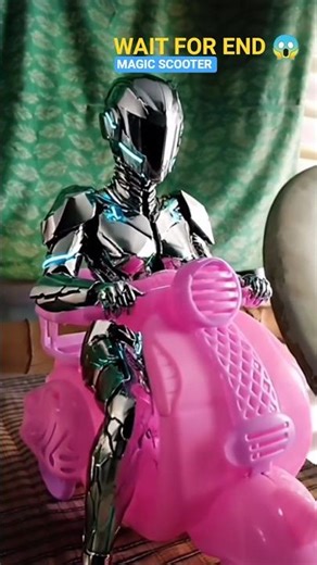 This little toy scooter has a huge secret! 😱🤖 #aimashal #ai #robot