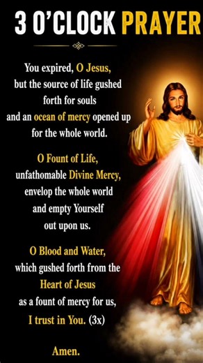 3 Oclock Prayer #3oclockprayer