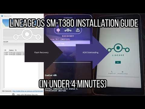 How to Flash LineageOS on Samsung Galaxy Tab A (SM-T380) in 2026