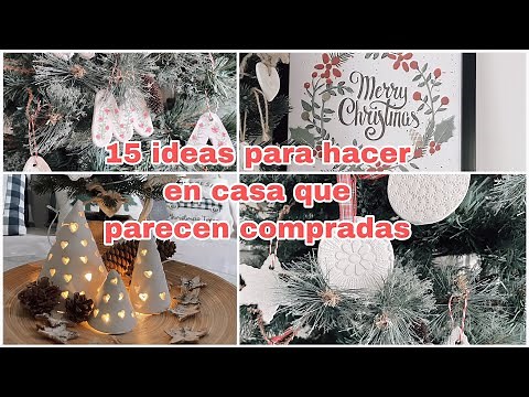 Manualidades navideñas 2021 / 15 ideas fáciles originales baratas para hacer en casa