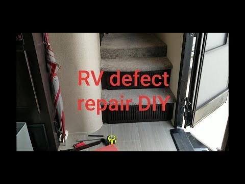 RV Steps HAZARD ~ DIY rebuild