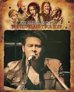 The Illegal Eagles return to the Grand Theatre in Blackpool on Sunday 31st August with their new 2025 Desperado Tour. Over two hours of faultessly recreated Eagles classics, including deeper cuts from the Eagles icnonic 1973 album, Desperado. A fantastic evening of live music from this ever popular band! | The Illegal Eagles