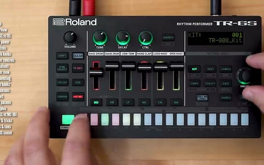 Roland TR-6S vs TR-8S vs MC-101 TR6S真香？