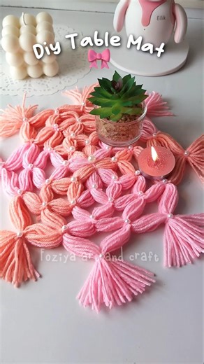 Diy Table Mat 💗✨🎀