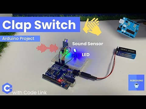 Clap Switch Arduino UNO project using Sound Sensor and LED 💡🔊 Sound Sensor Based Automation