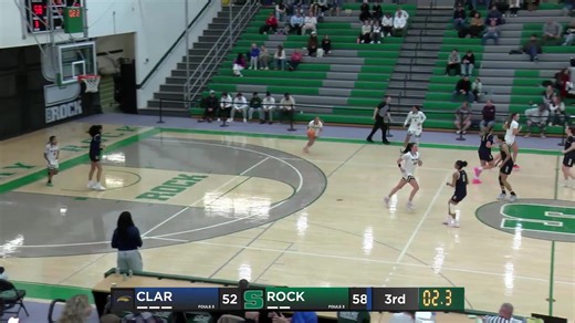 WBB: FROM BEYOND HALF COURT?!? Claudia Ierullo drilled this buzzer beater from way downtown in The Rock’s win over Clarion tonight! | Slippery Rock Athletics