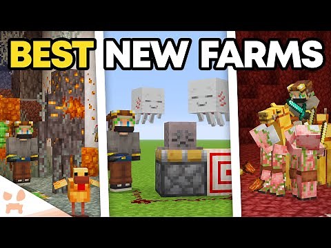 BEST FARMS & BUILDS FOR THE NEW MINECRAFT UPDATES (build these now)
