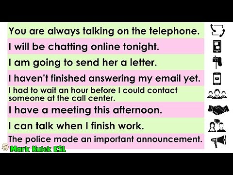 Communication - match sentences with its picture (#6) | Reading Practice - Mark Kulek ESL