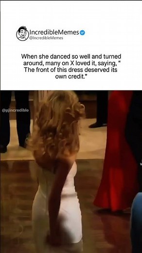 She danced so well but it's the front of her dress that has X completely obsessed #fashion
