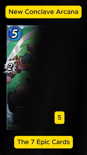 REEL 553: 🧡 NEW CONCLAVE 🏆 The 7 Epic Cards 🙂 Conclave Arcana Reward Set 💪 #splinterlands #cryptocurrency #PlayToEarn #investment #InGodWeTrust 💯 | Melvin Duero Spl