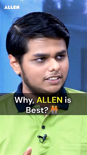 ALLEN NEET on Instagram: "NEET 2025 Topper Tanmay Tejus (AIR 170) shares what truly makes ALLEN different. From regular tests that remove exam fear to structured syllabus completion, doubt solving, and mentor meetings, this ecosystem helped him feel confident even on NEET exam day. ✨ Key highlights: ✔ Real exam–like test exposure ✔ Stress-free learning environment ✔ On-time syllabus & doubt solving ✔ Student–mentor & parent–teacher meetings A must-watch for every NEET aspirant aiming for top ran