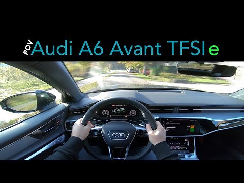 2021 Audi A6 Avant TFSI e plug-in hybrid (367 hp quattro) - POV test drive