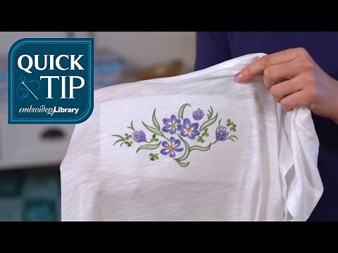 Quick Tip: Choosing Stabilizer: How to Avoid Show Through