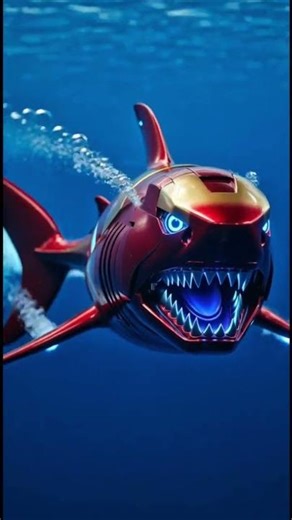 IRON MAN TRANSFORMATIONS Part 1: Shark, Lion & Hippo! 🦈🦁🦛 #shorts #ironman #ai