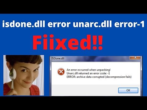 how to fix isdone.dll error while installing games fitgirl