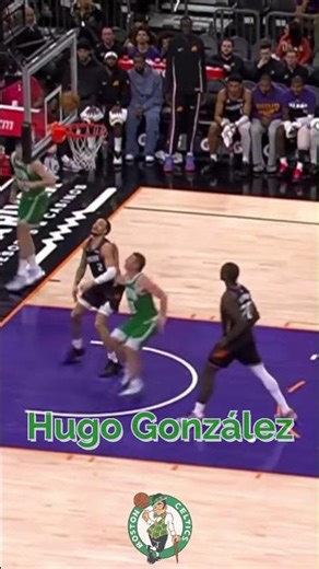 Ron Harper JR and Hugo González Combine for this Highlight Reel Play in Boston Celtics Win on 2/24