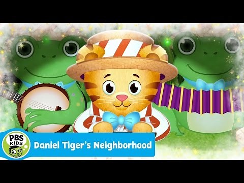 DANIEL TIGER'S NEIGHBORHOOD | I'm Singing with the Frogs (Song) | PBS KIDS