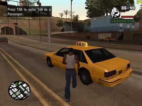Gta San Andreas - Take a Taxi Mod | CLEO SCRIPT