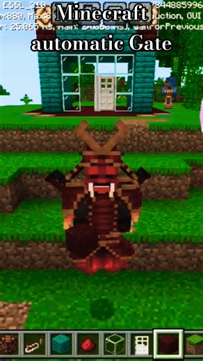 Minecraft automatic Gate bahut Khatarnak Gate hai bhai