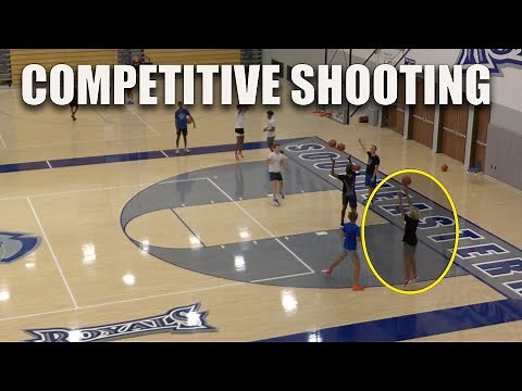 COMPETITIVE Basketball Shooting Drill - "4-UP"