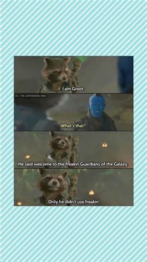 Funny Groot Translation 😂 | Guardians of the Galaxy Meme #shorts
